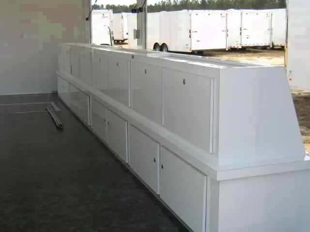 White 24ft Vending/Display Trailer