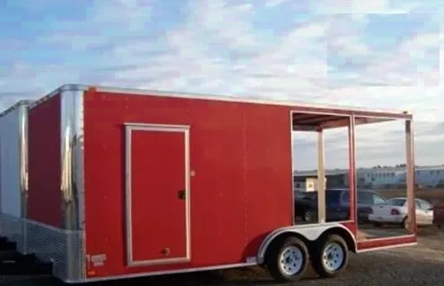 12FT + 6 Foot Porch Tailgater Vending Trailer w/Porch