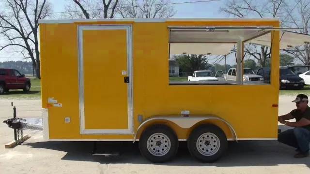 12ft Yellow Tandem Axle Sink Package/Electrical