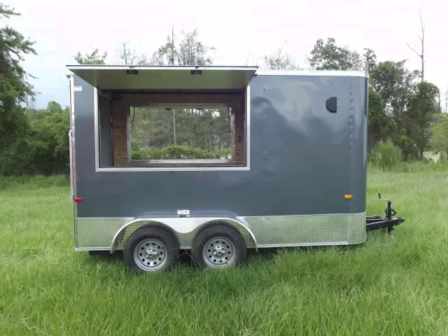 12FT CHARCOAL TA CONCESSION TRAILER