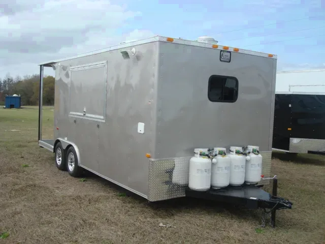 18ft Porch Customized Vending BBQ Trailer
