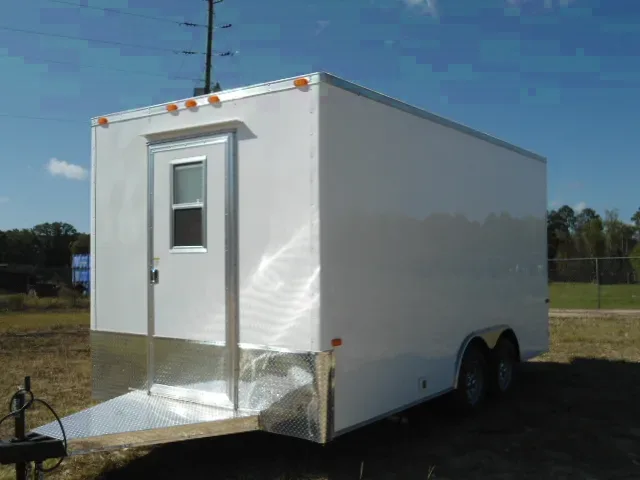 16ft Concession Trailer - White