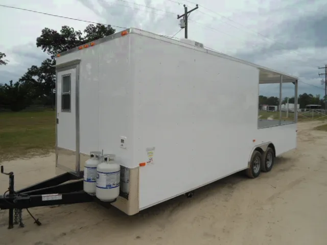 24ft BBQ Concession Trailer w/ Porch