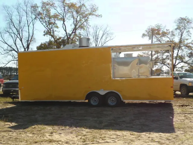 24FT Smoker Concession Trailer 60 Turkeys at Once