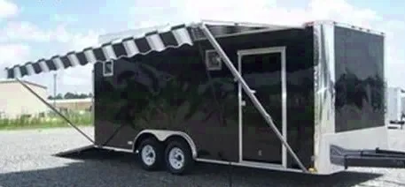 16ft Black Specialty Concession/Vending Trailer
