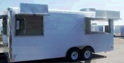 20ft Concession trailer w/ 2 serving windows, ac, electrical