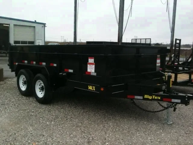 14ft DUMP TRAILER W/SCISSOR LIFT