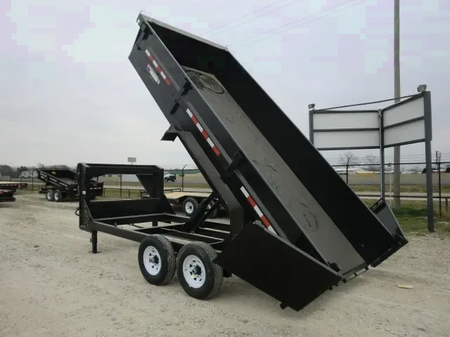 16FT Gooseneck Tandem Axle Dump Trailer