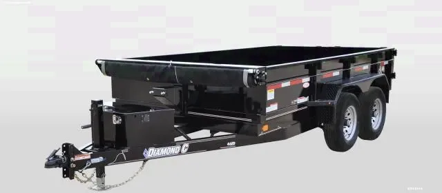 12ft Dump Trailer w/4 D-Rings In Bed