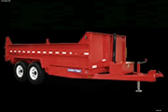 Red 14ft Low Pro Dump-w/Combo Gate