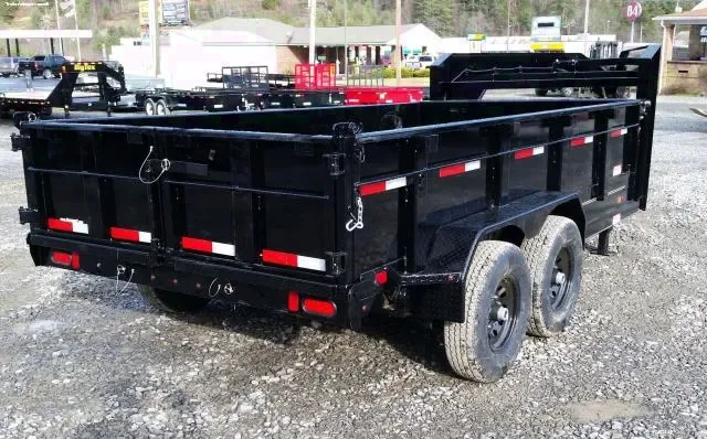 14ft Gooseneck Dump Trailer w/Tarp