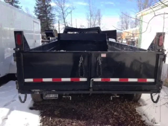 Gooseneck 14ft Tandem Axle Dump Trailer