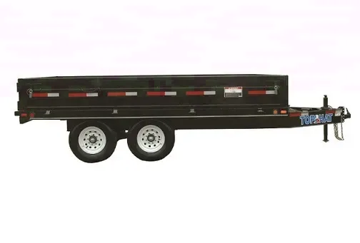 14ft DECK OVER DUMP TRAILER