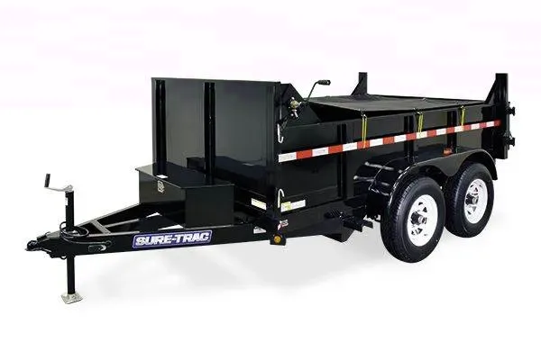 TANDEM 3500LB AXLE SINGLE RAM DUMP TRAILER 10FT