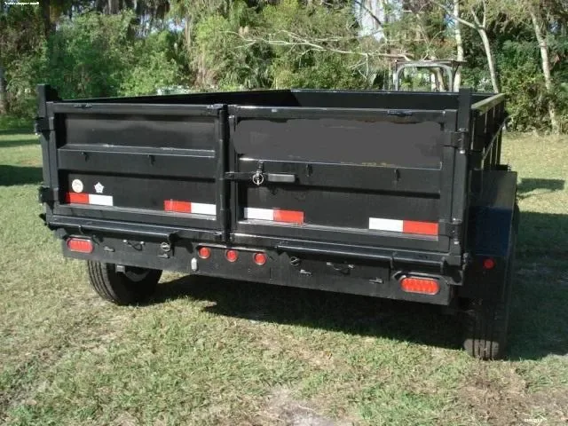 STEEL DUMP TRAILER 12FT TA