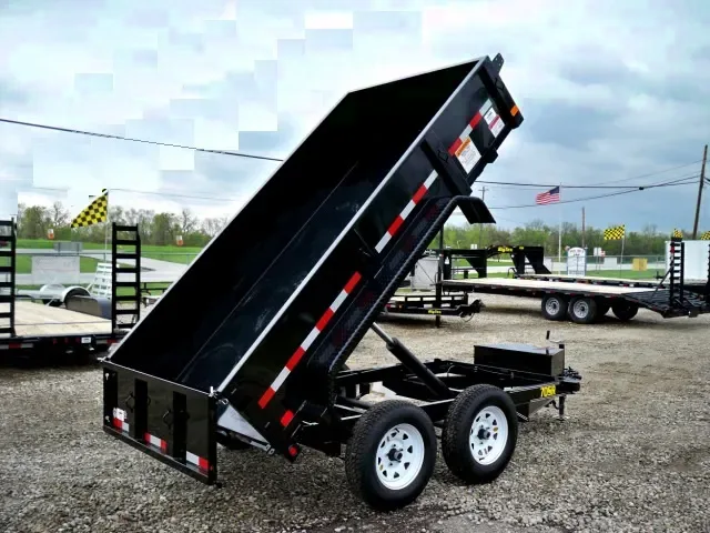 10ft TA Bumper Pull Single Ram Dump