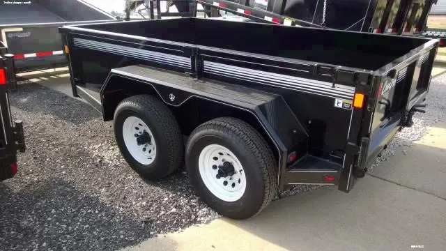 10FT TA BLACK DUMP TRAILER
