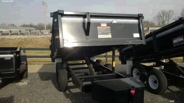 12FT DUMP TRAILER 5200 LB TANDEM AXLES