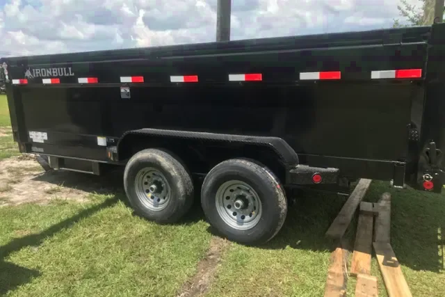 Black 16ft Dump Trailer w/3 foot Sides