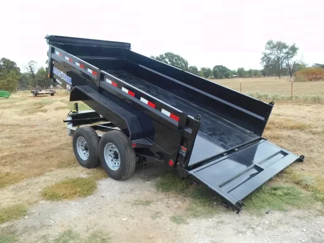14ft Low Profile Tandem 7000lb Axle Dump Trailer