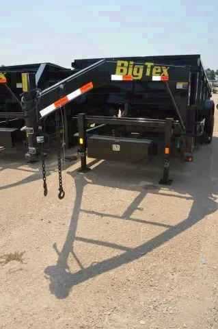 14ft Gooseneck Dump Trailer w/Ramps