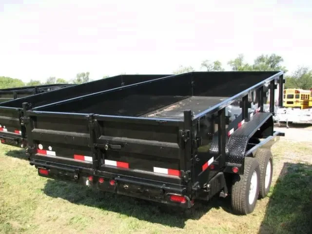 16ft Bumper Pull TA Dump Trailer