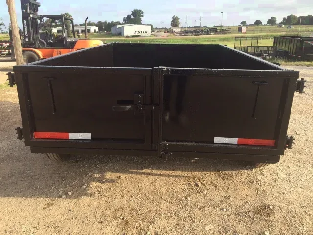 10FT Bumper Pull Dump Trailer 7Kgvwr