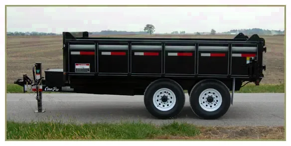 12FT DUMP TRAILER W/COMBO GATE