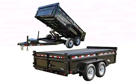 12FT DUMP TRAILER W/2 FOOT TALL SIDES