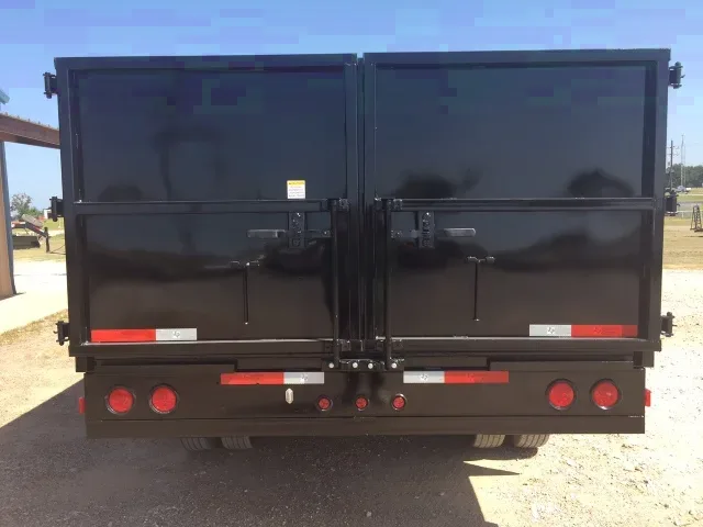 14ft Bumper Pull Dump Trailer w/2 Foot Sides