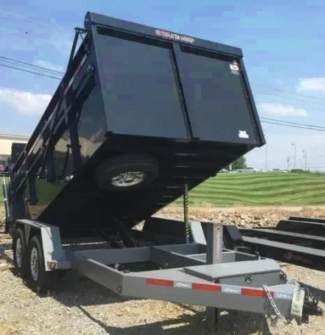 DUMP TRAILER W/4 FOOT SIDES 14FT