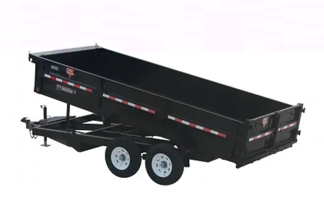 16ft Bumper Pull Dump Trailer w/Ramps