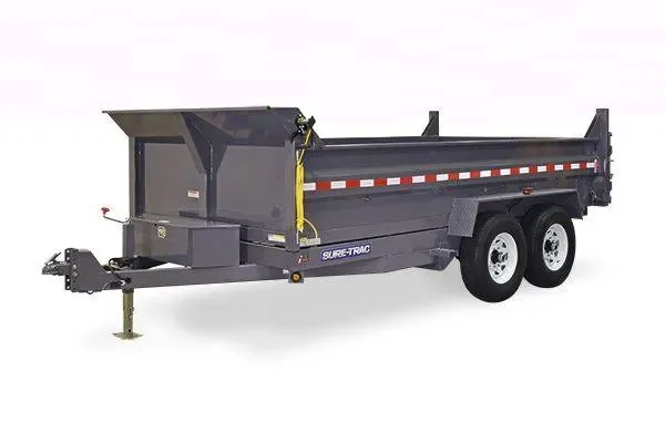 14ft Low Profile 7 Foot Wide Dump Trailer