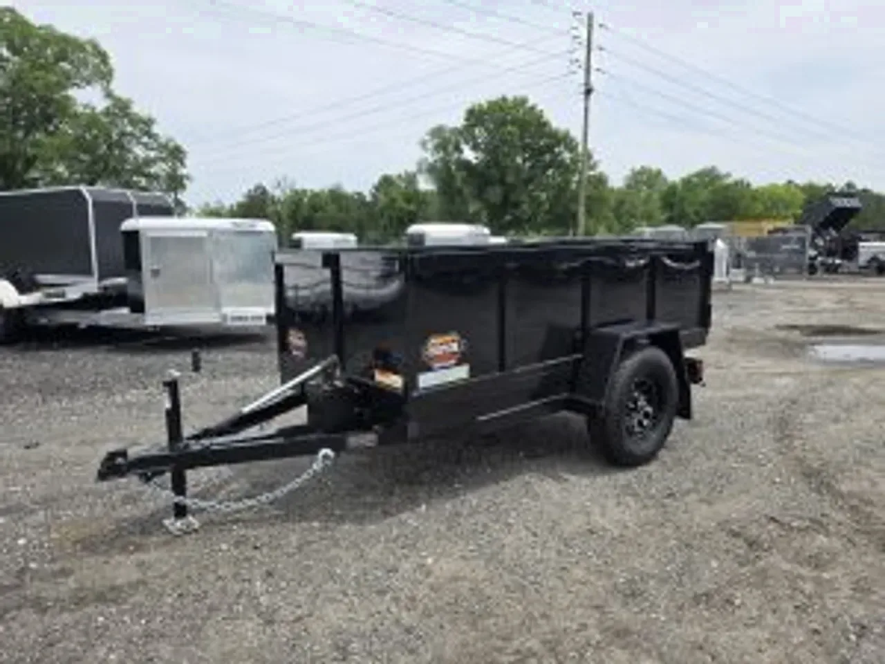 Dump Trailer 2026 4X8 Prospector Trailers 4×8 Single Axle Manual Dump Trailer Pump Dump Trailer -dump408-113134 4 ft. x8 ft.