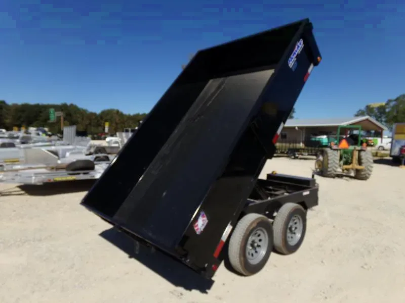 2025 Hawke 6x10 10K Low Pro Dump Trailer with 20" Sides