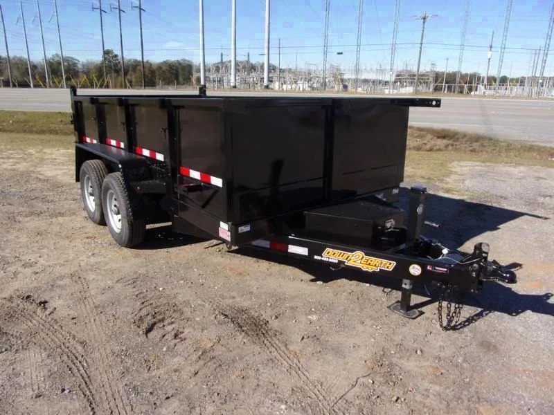 2025 Down 2 Earth 6 x 12 Low Profile Dump Trailer