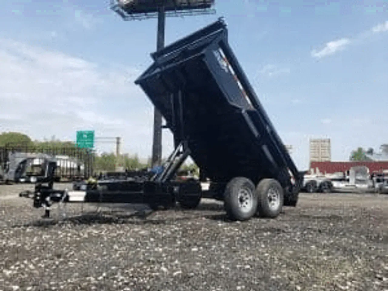 Dump Trailer 2026 6X12 Hawke Trailers 6×12 hawke series dump trailer 10k 2 ‘ High Sides -Dump612-001945 6 ft. x12 ft.
