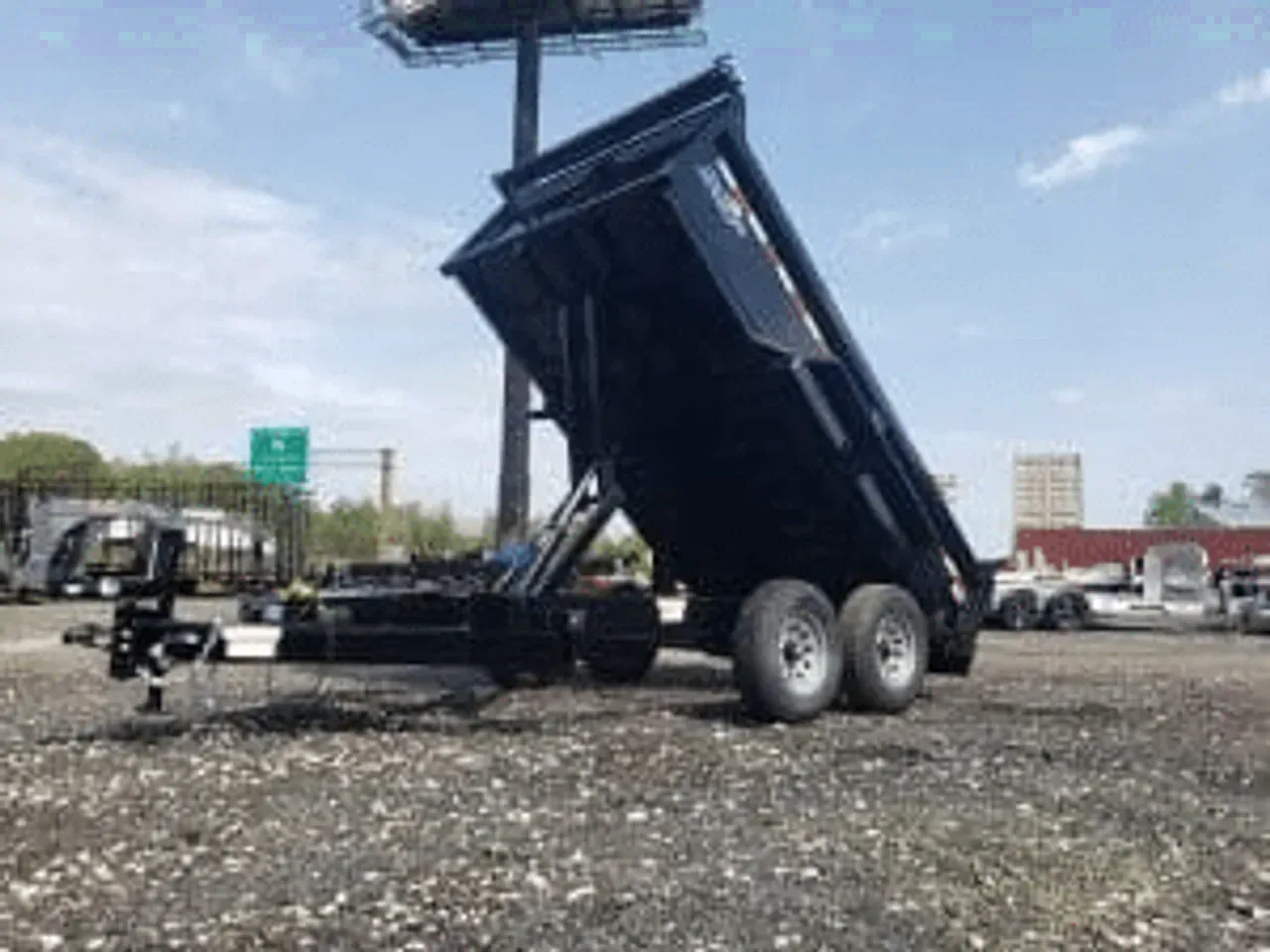 Dump Trailer 2026 6X12 Hawke Trailers 6×12 hawke series dump trailer 10k 2 ‘ High Sides -Dump612-001939 6 ft. x12 ft.