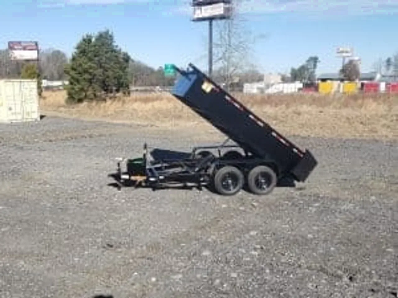 Dump 2027 6X12 Down 2 Earth Trailers 6×12 24 high side 10k small dump trailer landscape