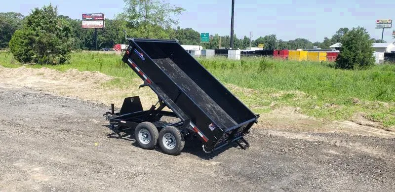 Hawke trailers 7x12 24 high side 12k Low Pro Dump Trailer