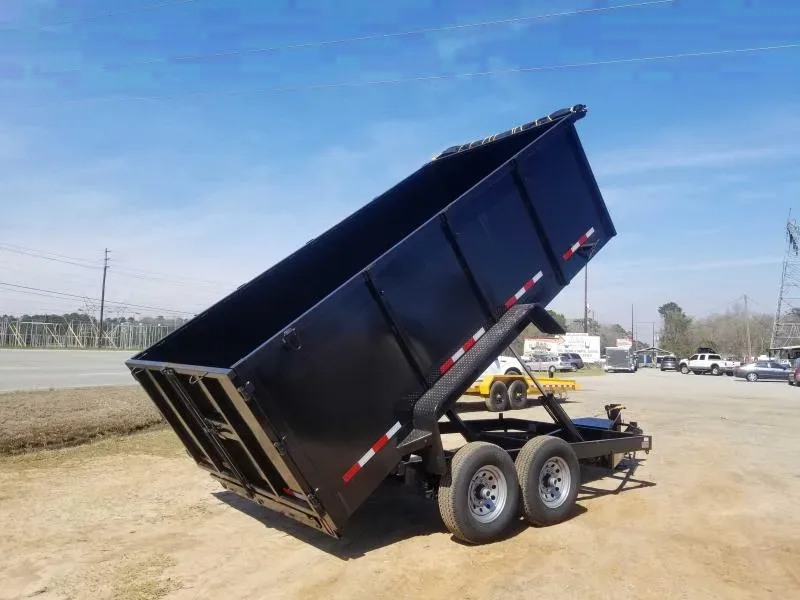 Heavy-Duty 2025 Down 2 Earth 7x12 14K High Side Dump Trailer - Your Offer is Invited!