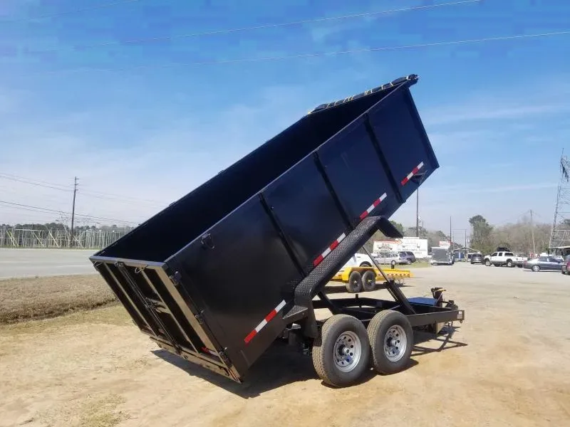 2025 Down 2 Earth 7x12 Dump Trailer - Compact Power, 14k GVWR