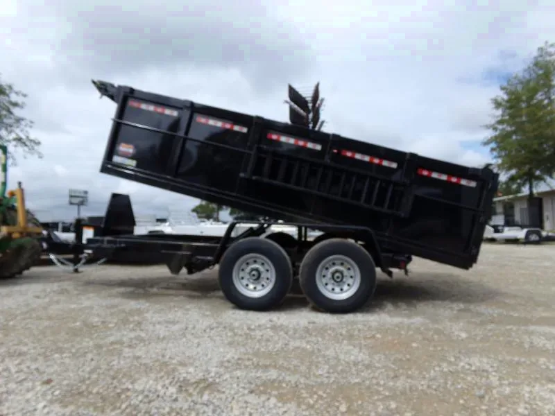 Covered Wagon Trailers 7X14 3ft Sides 14k w/ telescoping lift