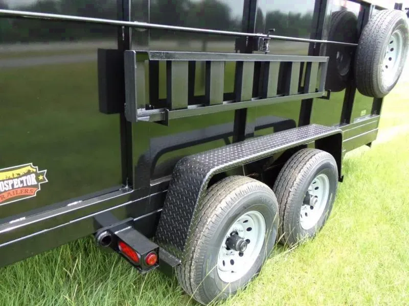 2025 Covered Wagon 7x14 Dump Trailer - Bumper Pull, Tarp & Spare