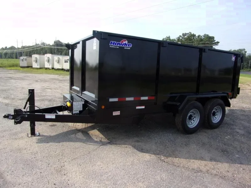 New 2025 Hawke 7x14 High Capacity Dump Trailer - Submit Your Offer!