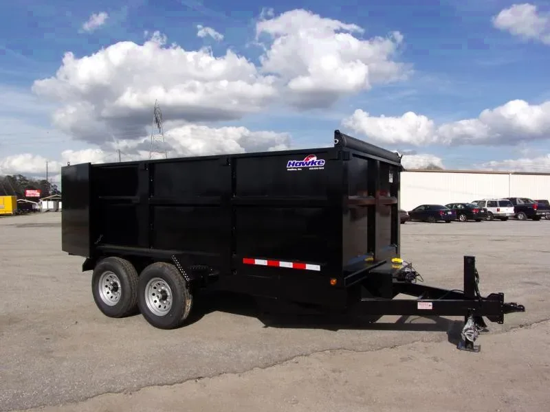 2025 Hawke 7x14 Low Pro Dump Trailer w/ Tarp - Bonaire, GA