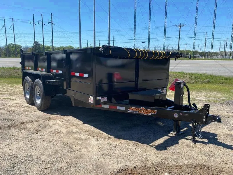 2025 Down 2 Earth 7x14 14k High Side Dump Trailer - Make Offer!