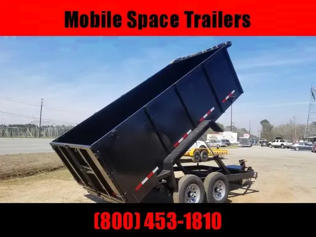 2025 Down 2 Earth 7x14 Dump Trailer - 48" High Sides, 14k GVWR