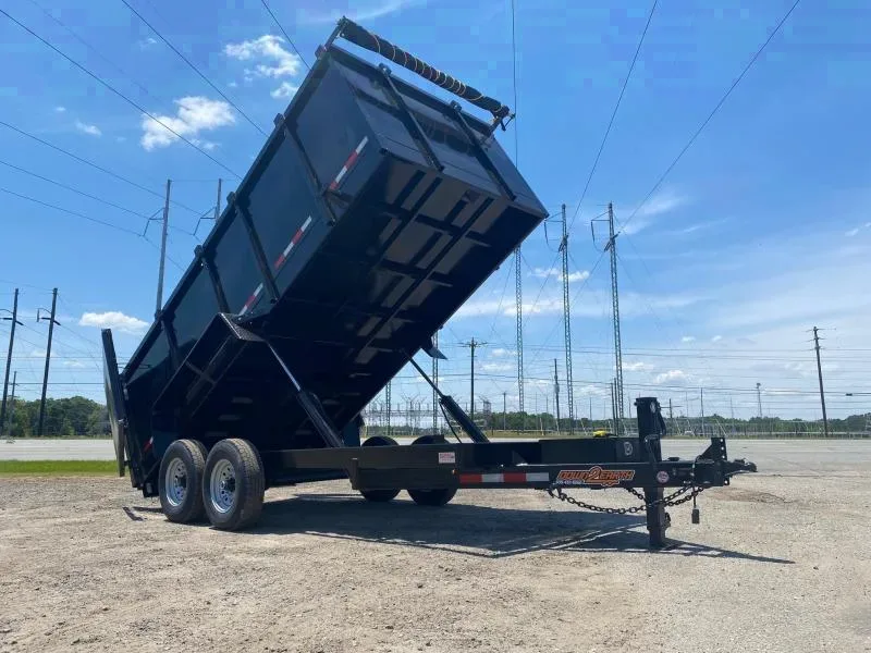 Down 2 Earth Trailers 7x16 48" high side 14k Dump Trailer