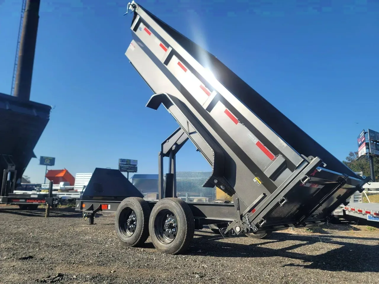Dump Trailer 2026 7X16 MAXXD Trailers DJX 7×16 dump trailer w 36 side 17.5K GVWR -dump716-djx-141032 7 ft. x16 ft.